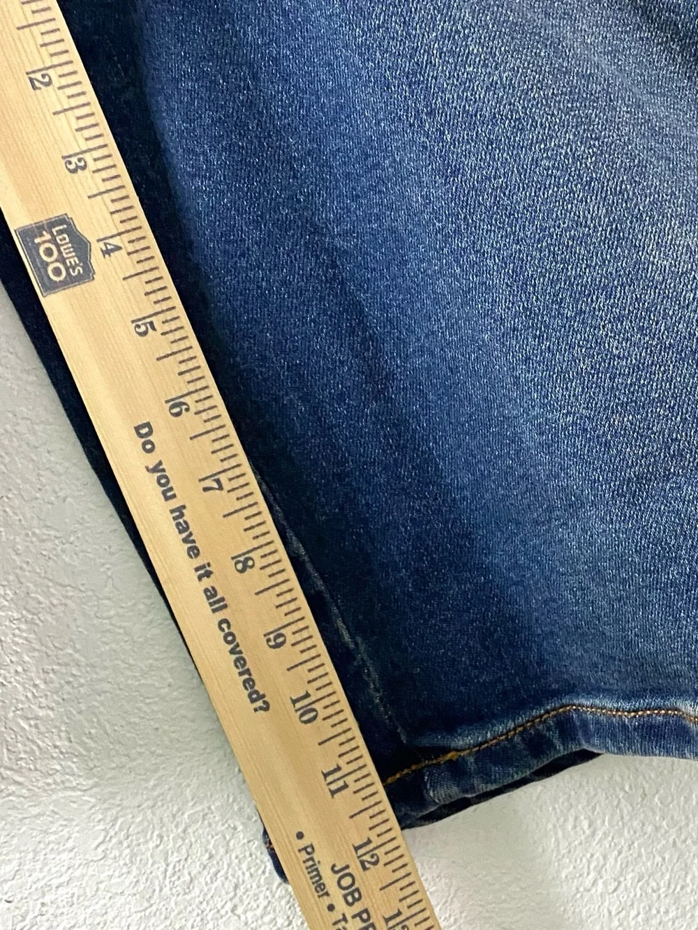 New Judy Blue High Waist Bermuda Long Jean Shorts Jorts 1X Dark Stretch JB152111